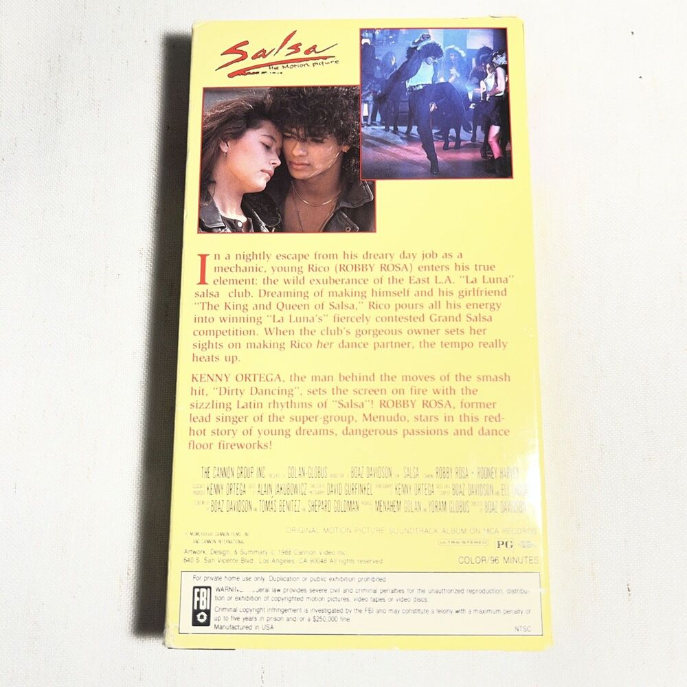 Salsa (VHS 1988) Robby Rosa & Rodney Harvey - Picture 2 of 3
